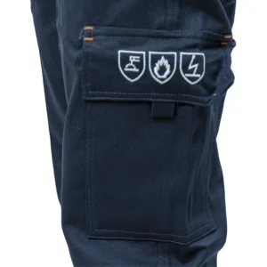 PANTALON CUERO-SOLDADOR TALLA L
