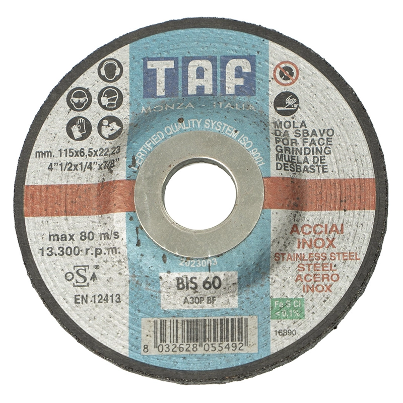 DISCO DESBASTE TAF 115x6,5x22 - Imagen 2